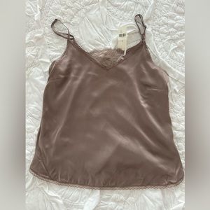 Anthropologie Top. NWT. Taupe color.